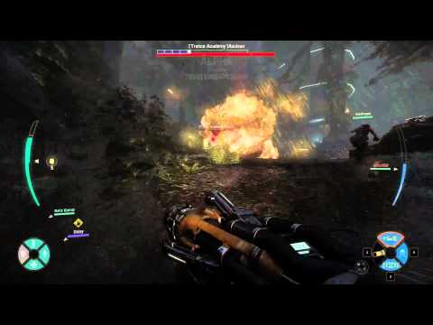 Evolve Alpha - Hank Barrage + Harpoon Combo