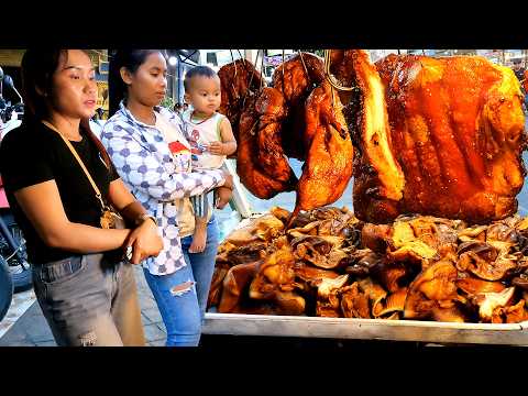 Mini Pork Chops Stall! Golden, Crispy & Juicy! Cambodian Street Food