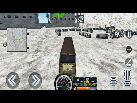 Uphill Offroad Army Bus Driving Simulator - Emergency  Passengers Transporter