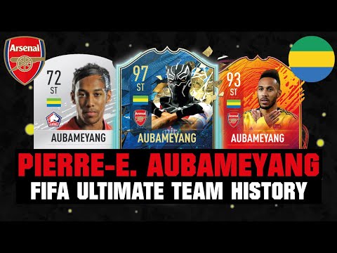 PIERRE-EMERICK AUBAMEYANG | FIFA ULTIMATE TEAM HISTORY 😱🔥| FIFA 10 - FIFA 20