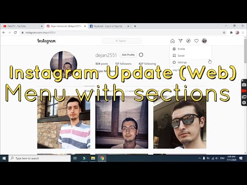 DekoTV - Instagram Update (Web) - Menu with sections