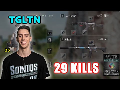 TGLTN & itsOGPickle - 29 KILLS - Beryl M762 + M16A4 - DUO - PUBG