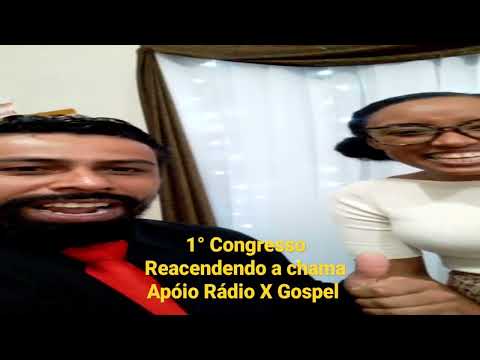 Cantora sulamita Alves ,no evento da  Rádio X Gospel