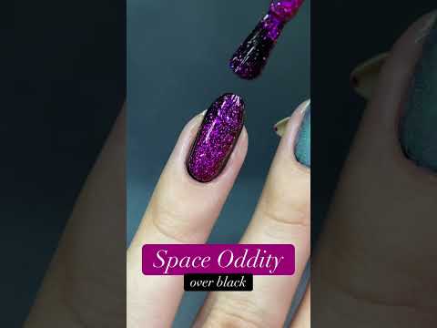 On their own or over black? Mooncat Band of Misfits Swatches 😈🖤 #mooncat #nailswatch #nails