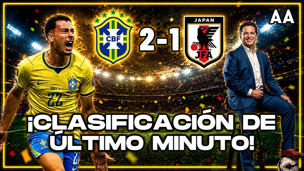 Brasil clasifica en el último minuto! 