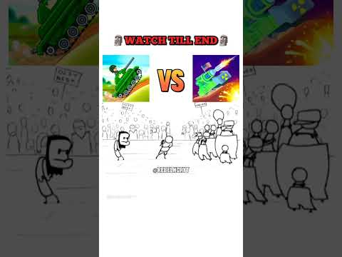 Hills of steel vs Tank stars #viral #shorts #funny