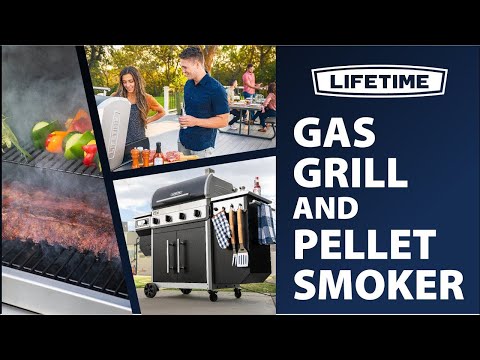 Lifetime Smoker Grill Combo