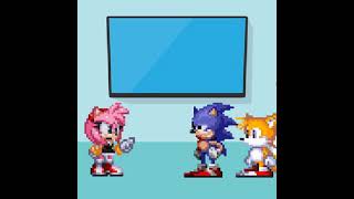 Sonic veio pra estudar ou conversar? animação #shorts