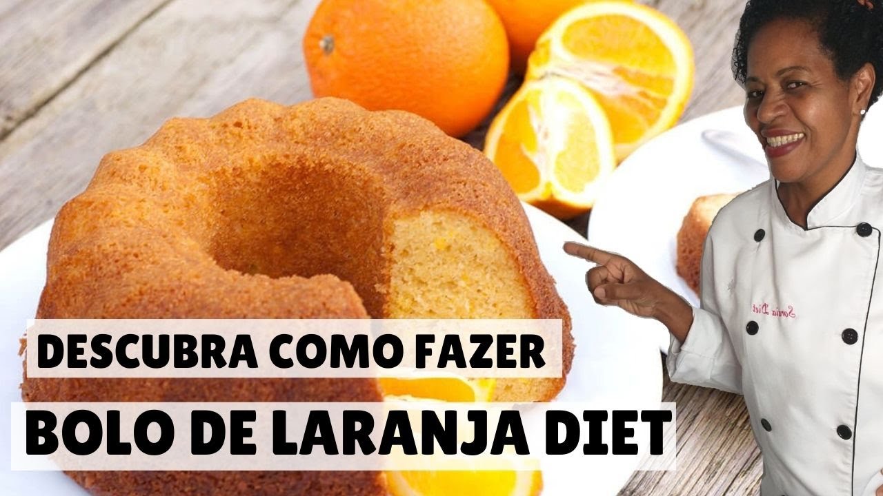 Com fazer Bolo de Laranja Diet, Receita de Bolo de Laranja Diet - com Soraia Diet