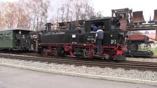 preview picture of video 'Döllnitzbahn 2012 - Aufnahmen vom Wilden Robert zwischen Glossen und Nebitzschen'