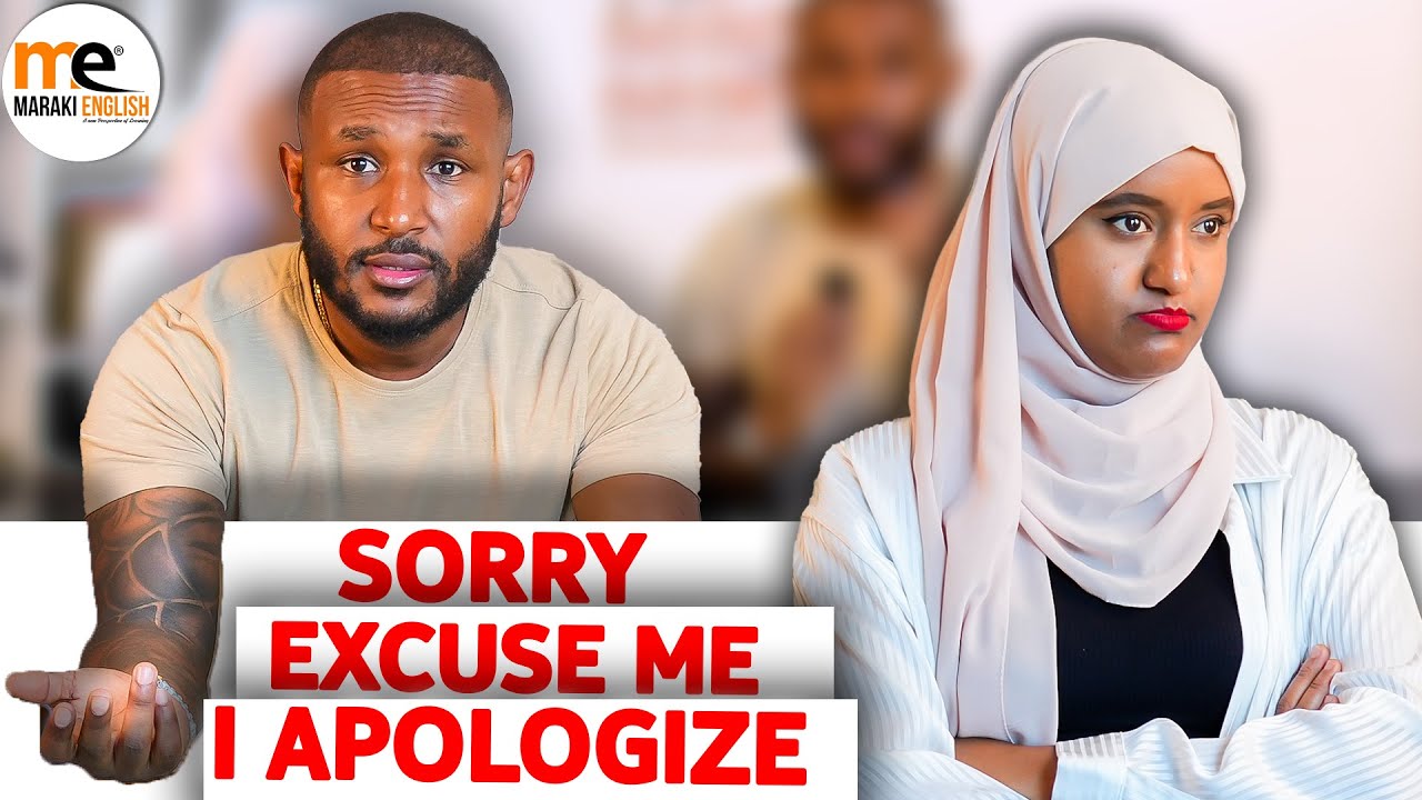 አንድ አይነት አይደሉም!!! " Sorry, Excuse me & Apologize"