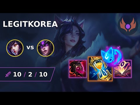 [ LegitKorea ] Ahri MID vs Syndra | NA MASTER | LOL Season 2024