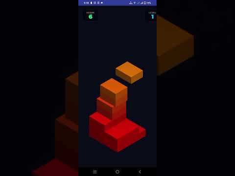 Neon Stack 3D: Build the Tower