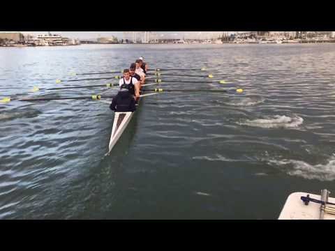 Cal Men's Rowing Practice 2016