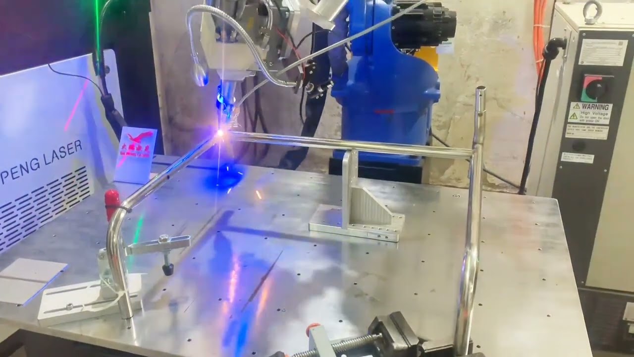 Automatic Fiber Laser Welding Robot 1#robot #dplaser