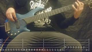 HIM - When Love And Death Embrace Bass Cover (Tabs)