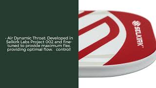 Video thumbnail: Selkirk VANGUARD Power Air Invikta Middleweight Carbon Fiber Pickleball Paddle