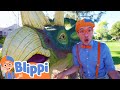 Blippi S Dino Day Out Blippi Stories And Adventures For Kids Moonbug Kids