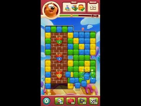 Toon Blast Level 8308 - NO BOOSTERS 🐻🐺🐱 | SKILLGAMING ✔️