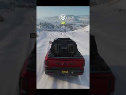 Dodge Ram Rebel TRX SNOW OFF ROAD Forza Horizon 4 #Shorts