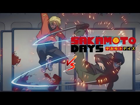 Shin Vs Mafuyu Seba- Sakamoto Days JCC exam