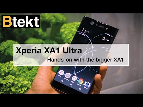 Sony Xperia XA1 Ultra hands-on - MWC 2017