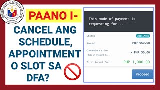HOW TO CANCEL DFA APPOINTMENT? | HOW TO CANCEL SCHEDULE IN DFA | PAANO I-CANCEL ANG SCHEDULE SA DFA🤔
