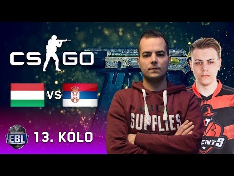 EBL CS:GO LIGA [20.000 EUR] - 13. kolo - Bajini Puleni (Srbija) vs GameAgents (Madjarska)