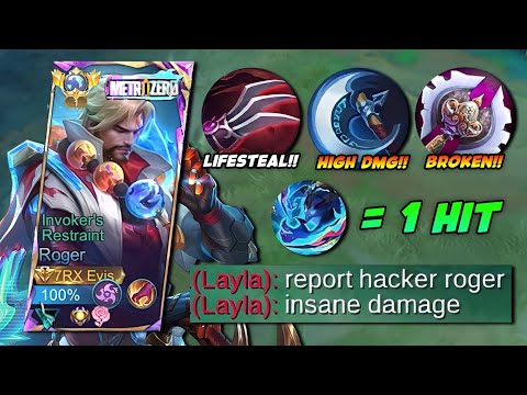 I FINALLY FOUND BEST BUILD FOR CRITICAL ROGER 2025!! (100%BROKEN) | MLBB