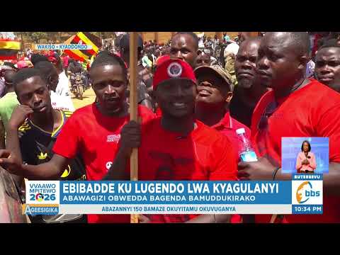 Ebibadde ku Lugendo lwa Kyagulanyi , Ababaddeyo Balunyumya nga Lutabaalo