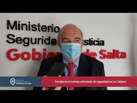 Fortalecen el trabajo articulado de seguridad en La Caldera