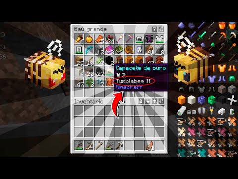 MINECRAFT 1.16.4 COM MODS - A ARMADURA QUE SPAWNA ABELHA!!