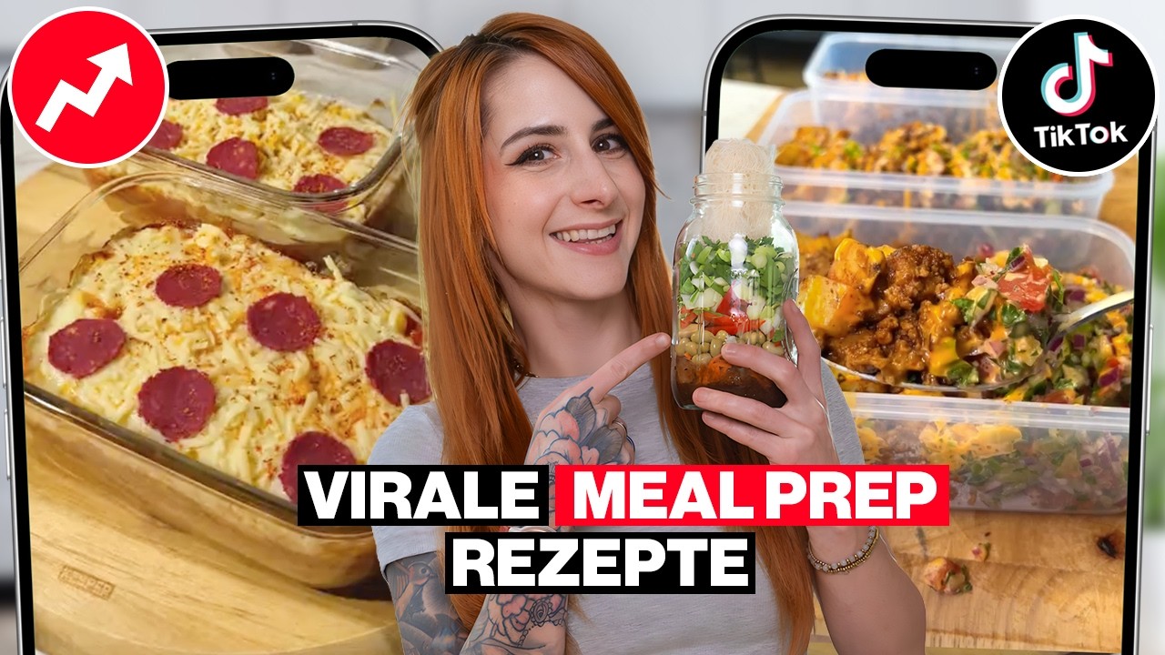 Ich teste virale MEAL PREP Rezepte von TikTok & Instagram