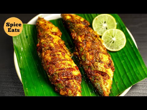 MACKEREL MASALA FISH FRY | BANGDA FISH FRY | FRIED MACKEREL FISH | FISH FRY