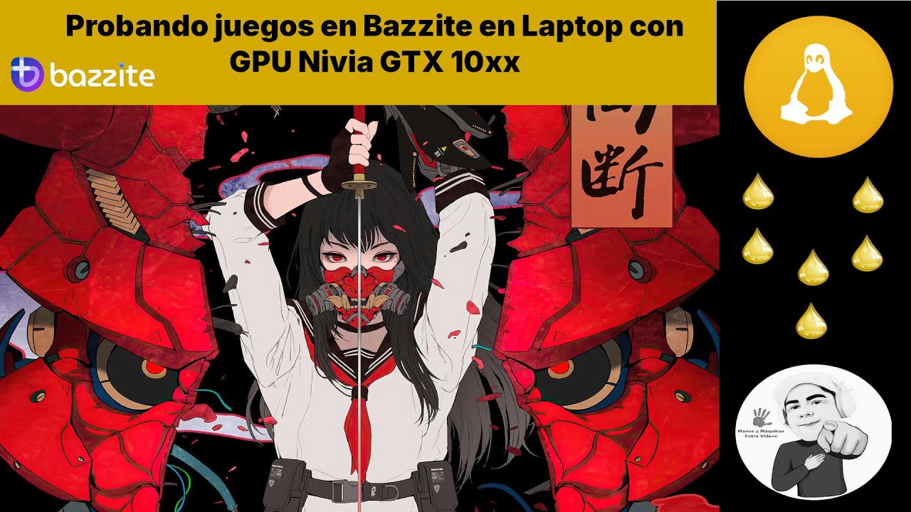 Probando Bazzite Linux en laptop Gamer con gráfica Nvidia  Gtx serie 1000 😄