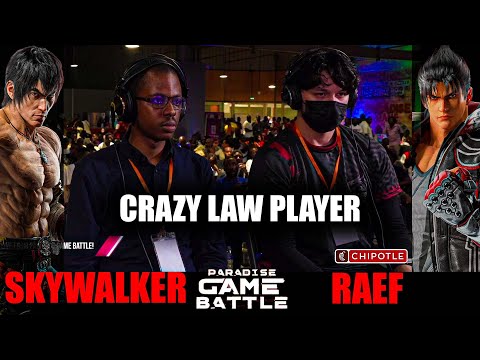 Crazy Law Player SkyWalker vs Raef (Jin) Paradise Game Battle 2024 - Top 12 - Tekken 8