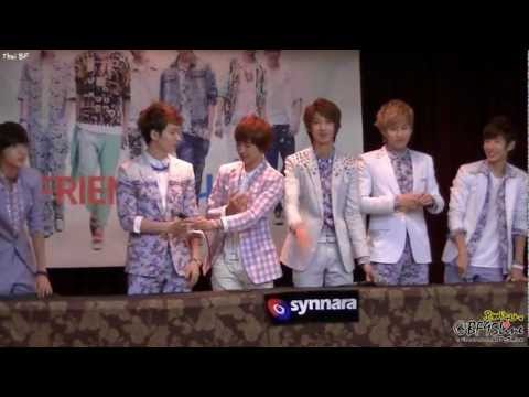 [FanCam] 120624 Boyfriend's Fansign Event at Gangnam - Talking [Start and End]