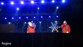 "Please Come Home for Christmas" by 98 Degrees in Massachusetts on December 8, 2018