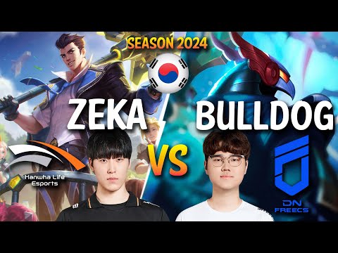 HLE Zeka vs DNF DuLLDoG - Zeka JAYCE vs BuLLDoG AZIR Mid - Patch 25.S1.1 KR Ranked | lolrec