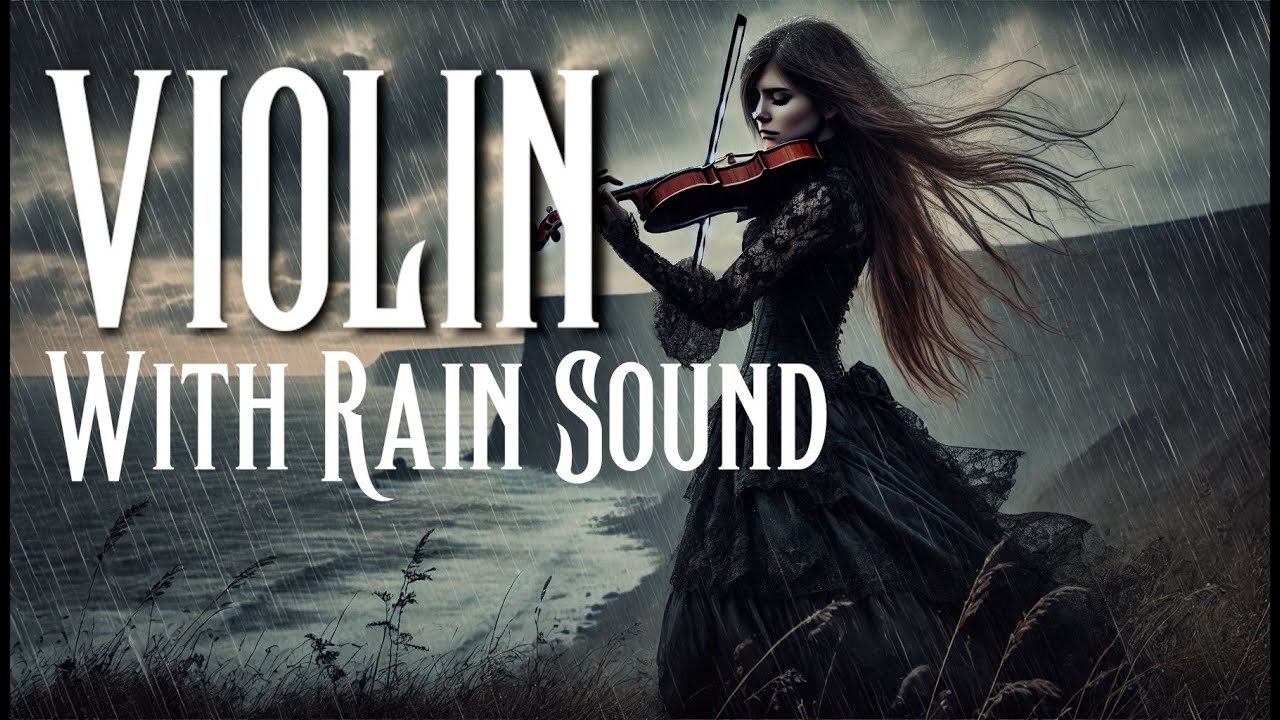 POWERFUL VIOLIN WITH PIANO & RAIN 🎻🌧️ | FOR DEEP FOCUS, SLEEP AND RELAX