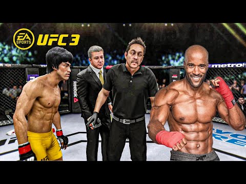 Bruce Lee vs Andre Bishop   EA Sports UFC 3   Dragon Fight 🔥🐲