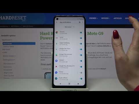 MOTOROLA Moto G9 Power Notification Settings – Manage Notification Options