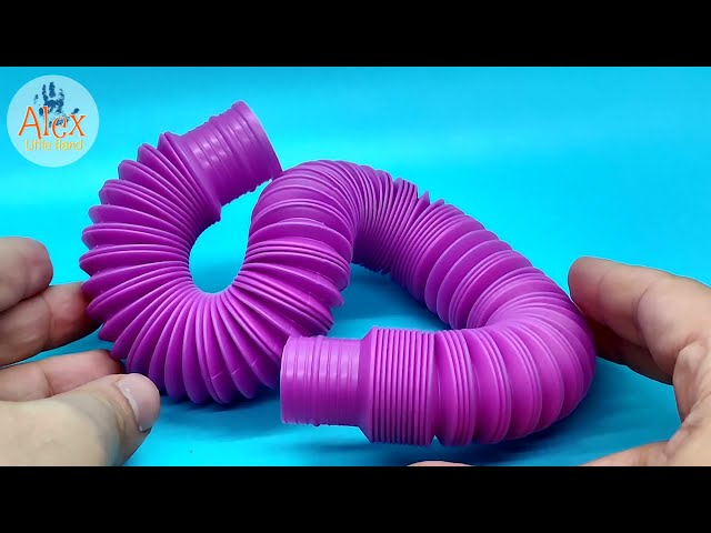 Vídeo relacionado con Newpop 24 Piezas Tubos sensoriales niños, Multicolor Tubos Pop, Elástico Juguetes Fidget, extendibles y conectables, para niños y Adultos