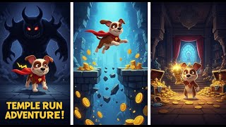 Super Puppy Temple Run Adventure 🐶🔥 | Epic Adventure Story 4K