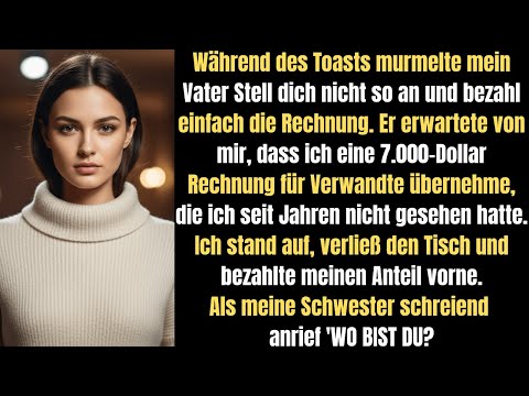 Familie bestellt für 7.000€ auf meine Kosten – Meine Rache war teuer! 🍷💸
