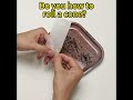 How To Roll A Cone Cigarette Rolling