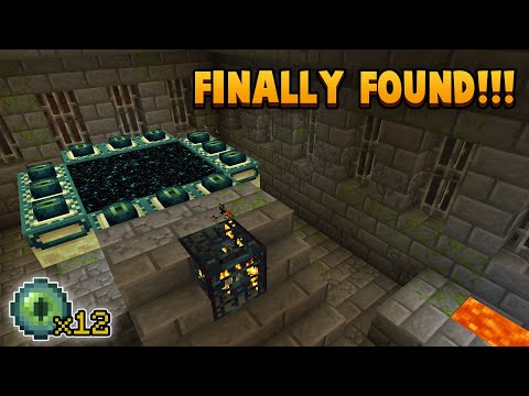 Insane! Seed with FULLY COMPLETE End Portal!