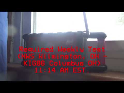 EAS #282-283 | Multiple Required Weekly Tests | Mansfield, OH & Columbus OH | WWG57 & KIG86 | 1/8/24