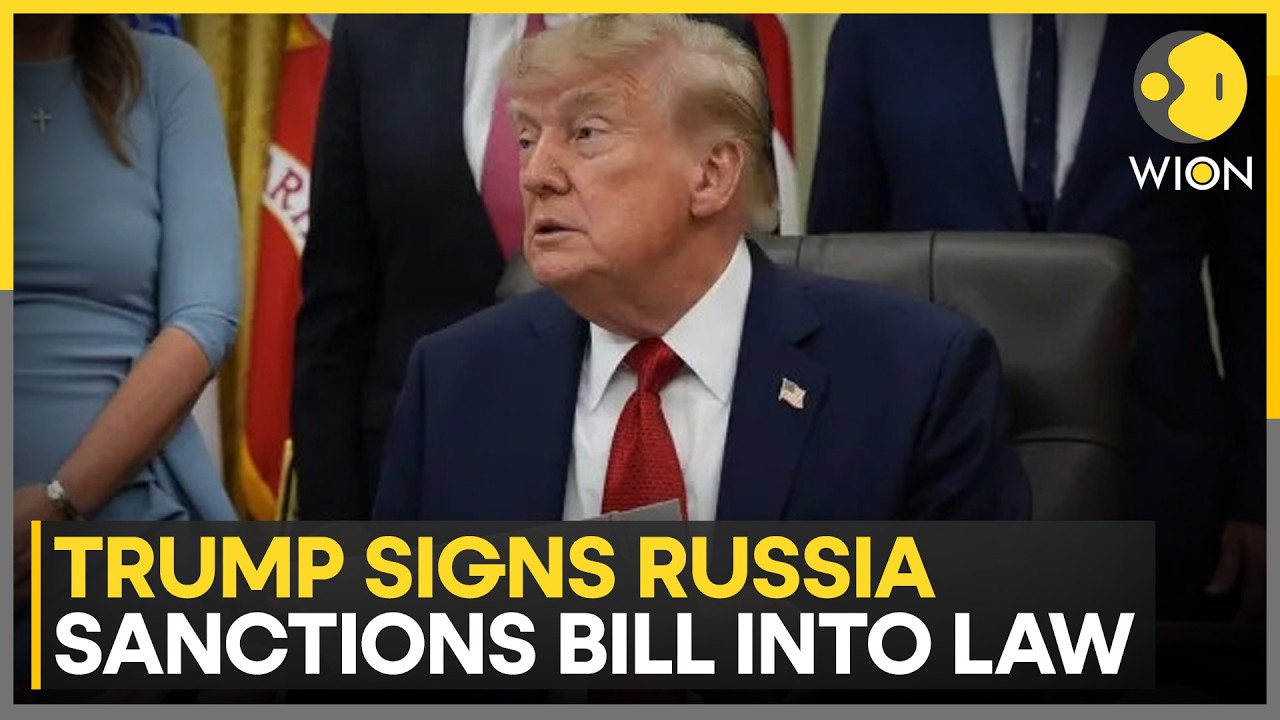 Trump Signs Sweeping Russia Sanctions Bill into Law | WION