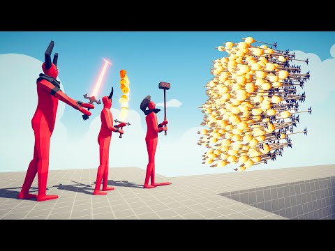 3x GIANTS DEMON BROTHERS vs EVERY GOD - Totally Accurate Battle Simulator TABS